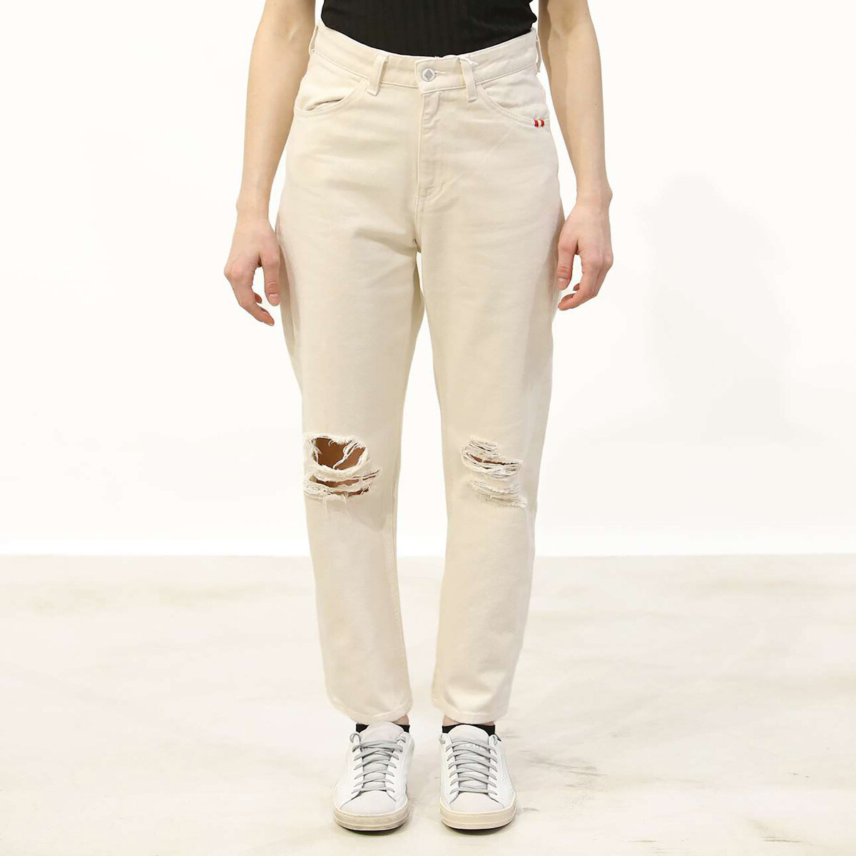 Amish  Rebecca  Bull Ecru Destroyed  Béžová