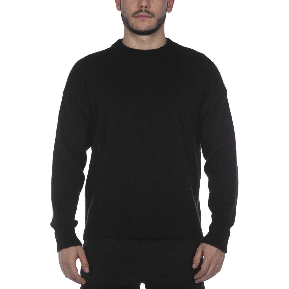 Amish  Crew Neck  Mohair  Černá