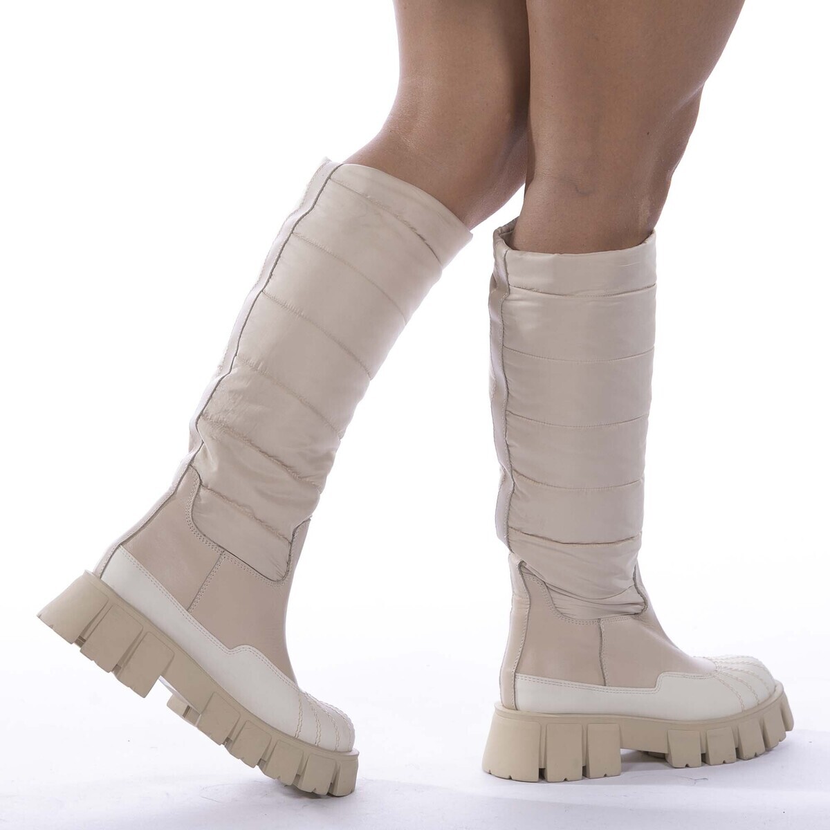 Kammi  Stivale Vitello  Béžová