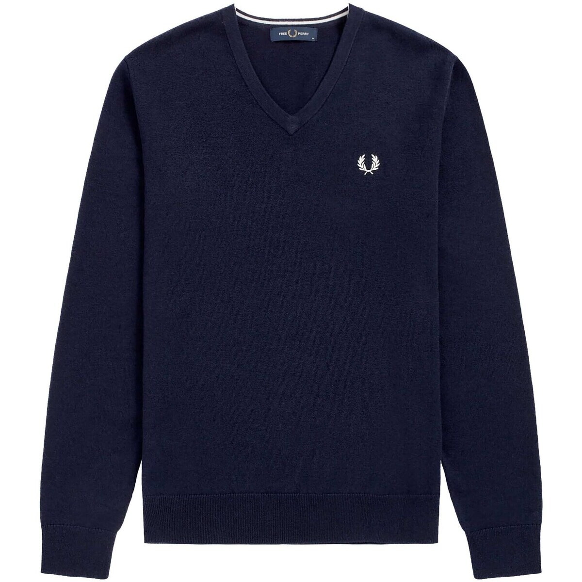 Fred Perry  Fp Classic V Neck Jumper  Modrá