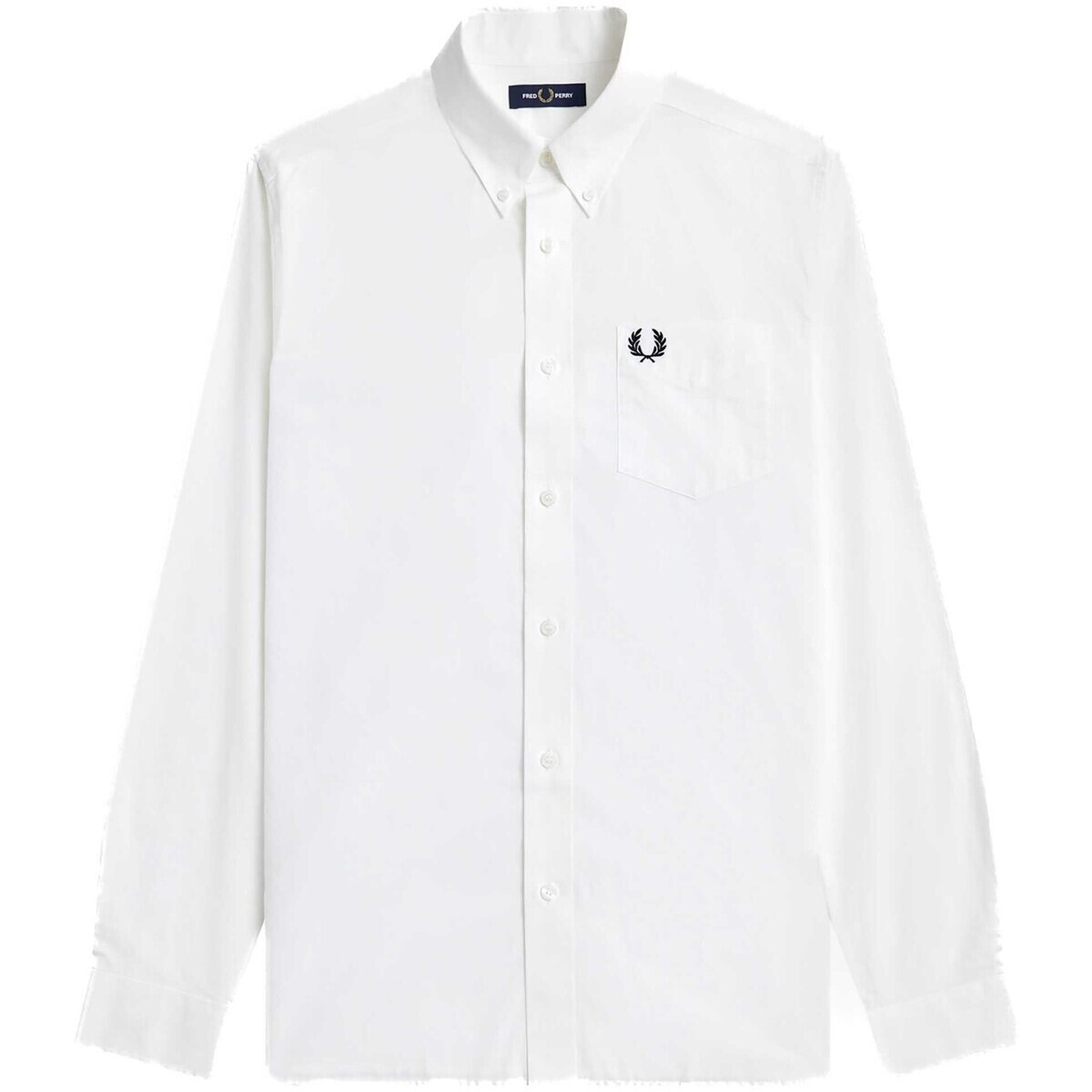 Fred Perry  Fp Button Down Collar Shirt  Bílá