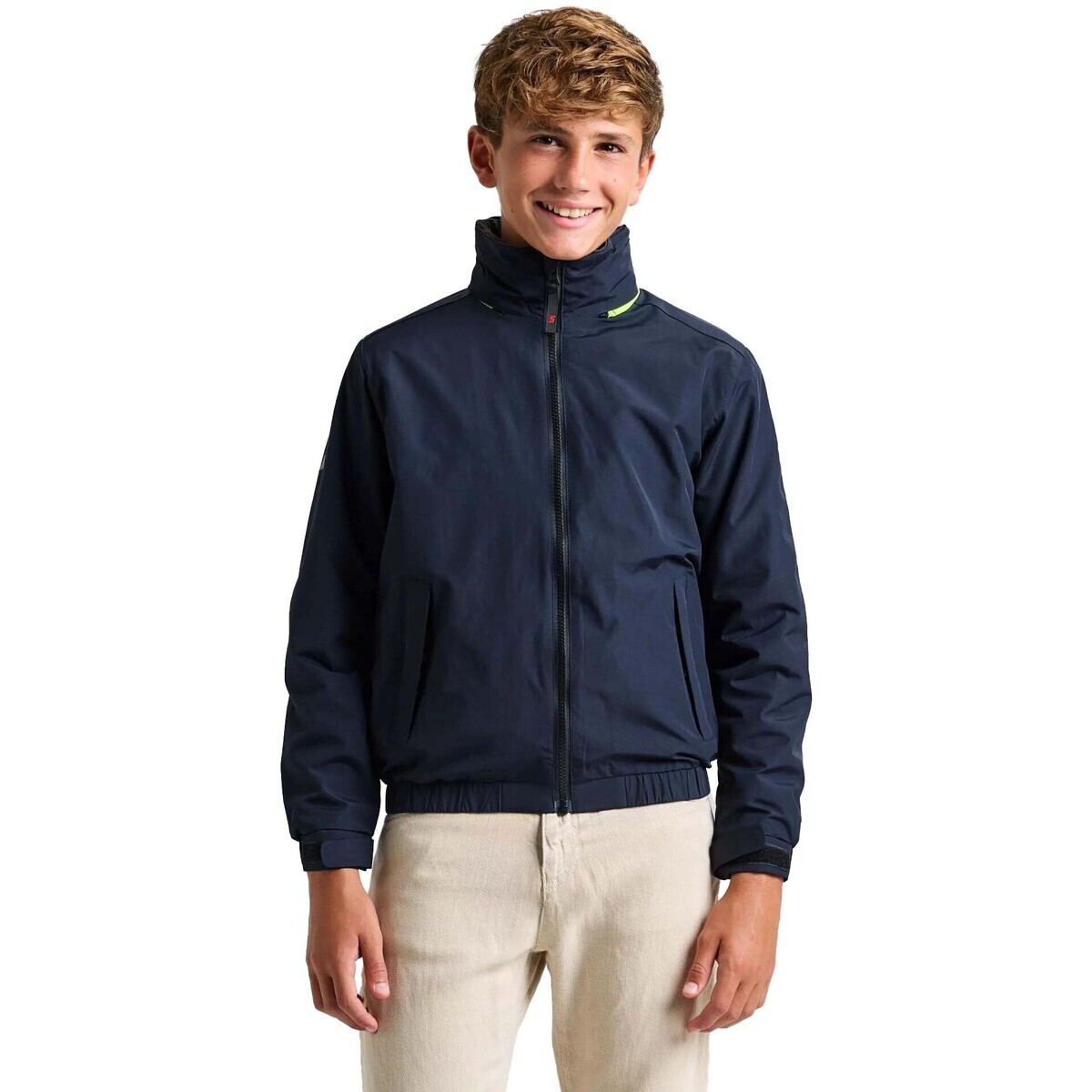 Slam  Jr Sailing Warm Jacket  Modrá