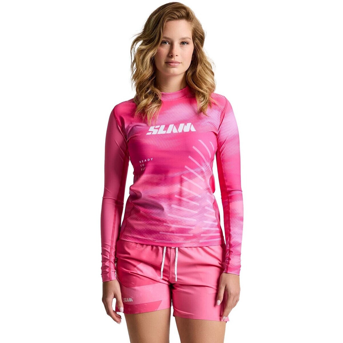 Slam  Foil Ws Rashguard Ls  Růžová