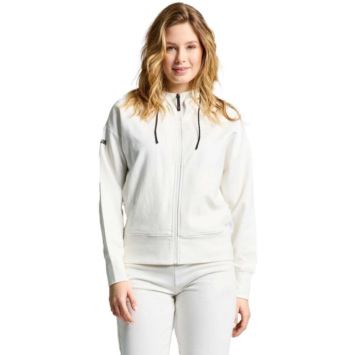 Slam  Deck Ws Fz Hoodie  Bílá