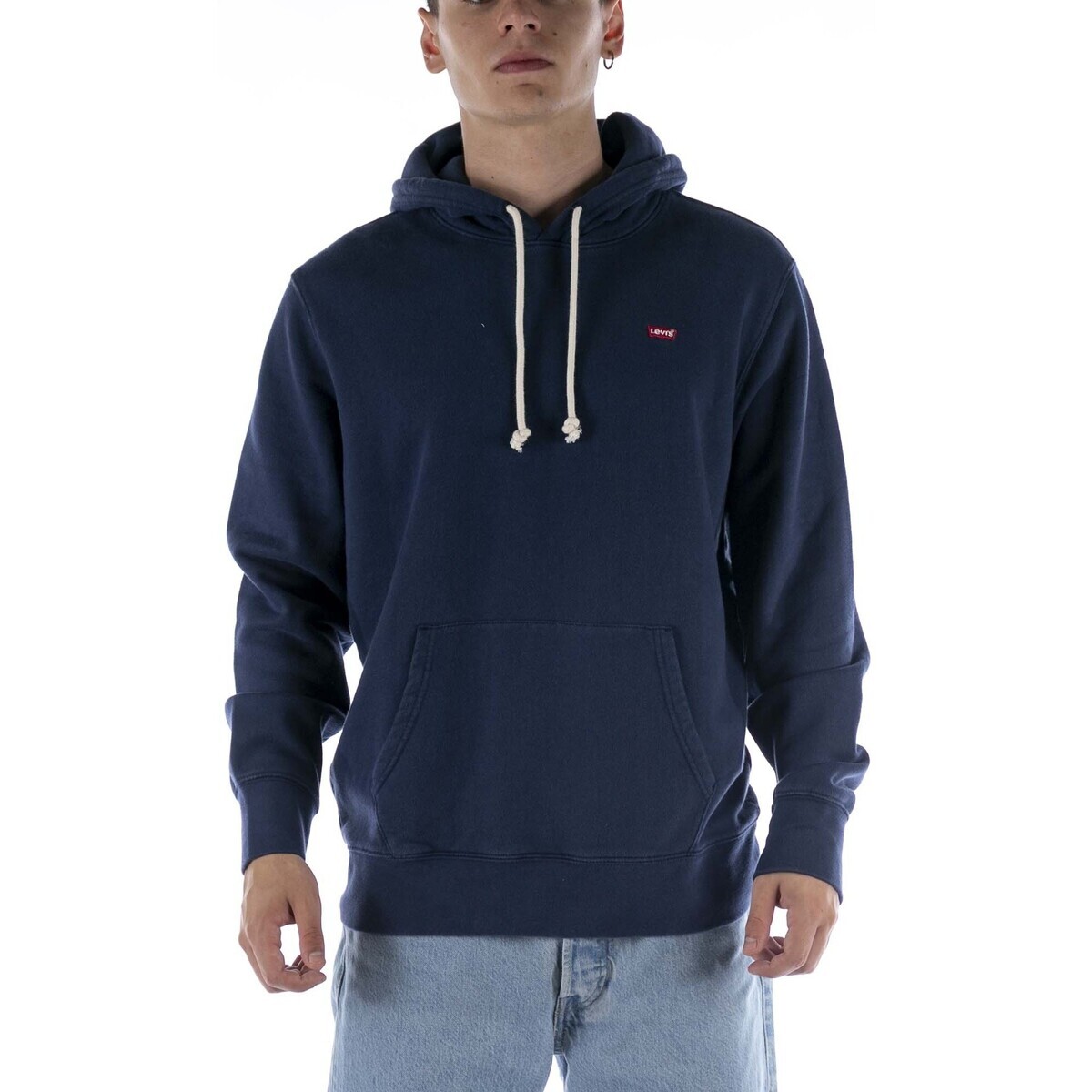 Levis  The Original Hm Hoodie Navy Blazer  Modrá