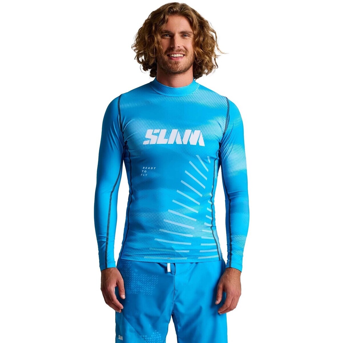 Slam  Foil Rashguard Ls  Modrá