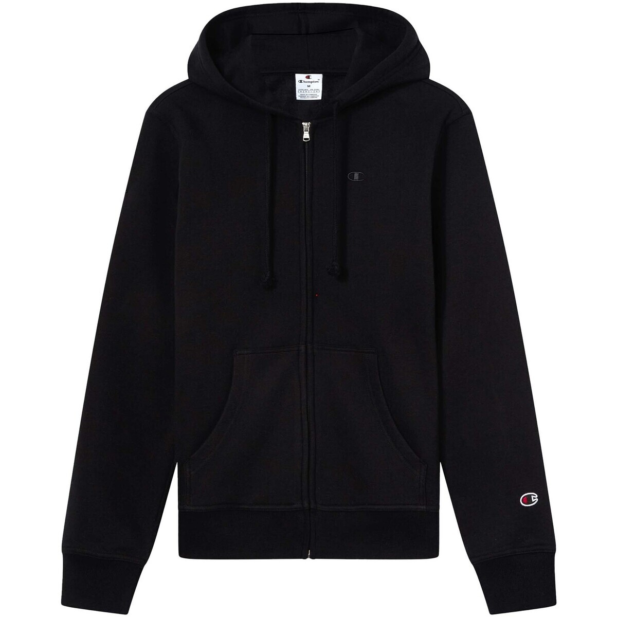 Champion  Full Zip Hoodie Sweatshirt  Černá