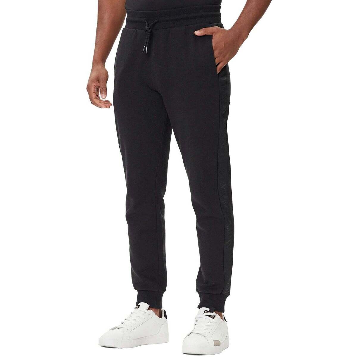 Emporio Armani  Lounge Side Logo Jogger Pants Black  Černá