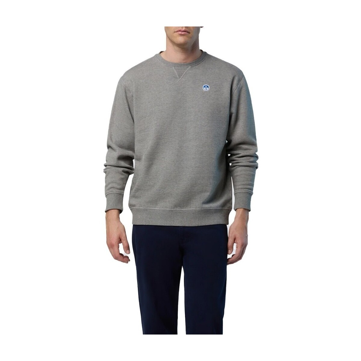 North Sails  CREWNECK SWEATSHIRT  Šedá