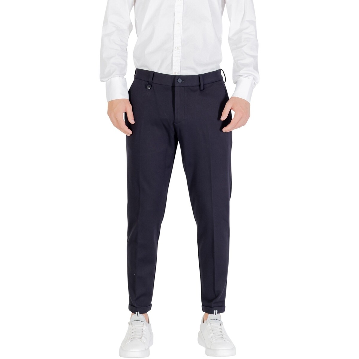 Antony Morato  ASHE SUPER SKINNY FIT IN TWILL MMTS00062-FA151183  Modrá