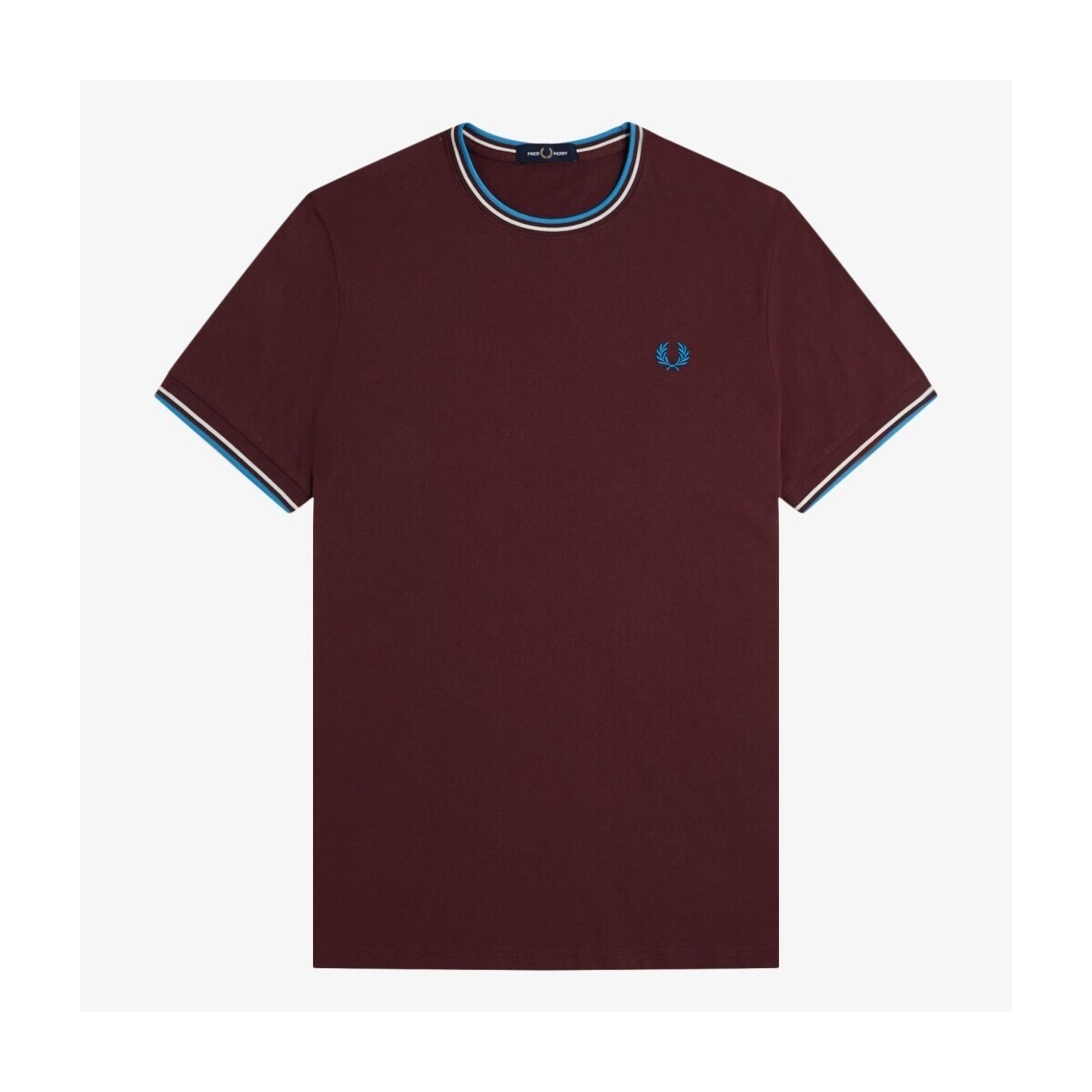 Fred Perry  TWIN TIPPED T-SHIRT  Bordó