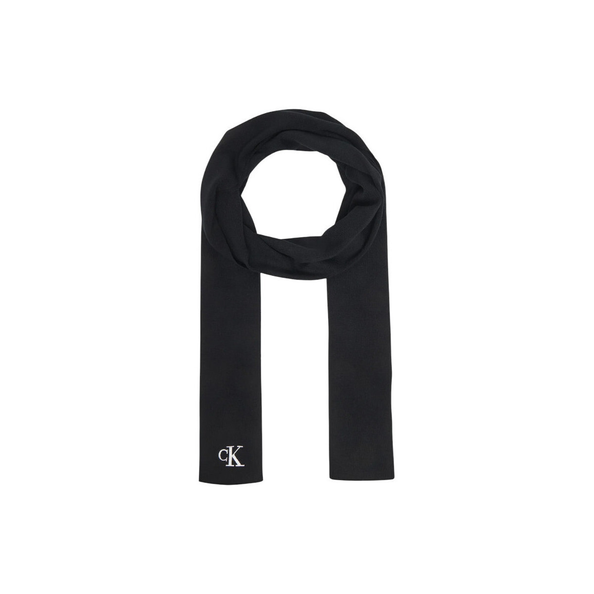 Calvin Klein Jeans  CK FINE RIB SCARF LV04D8021G  Černá