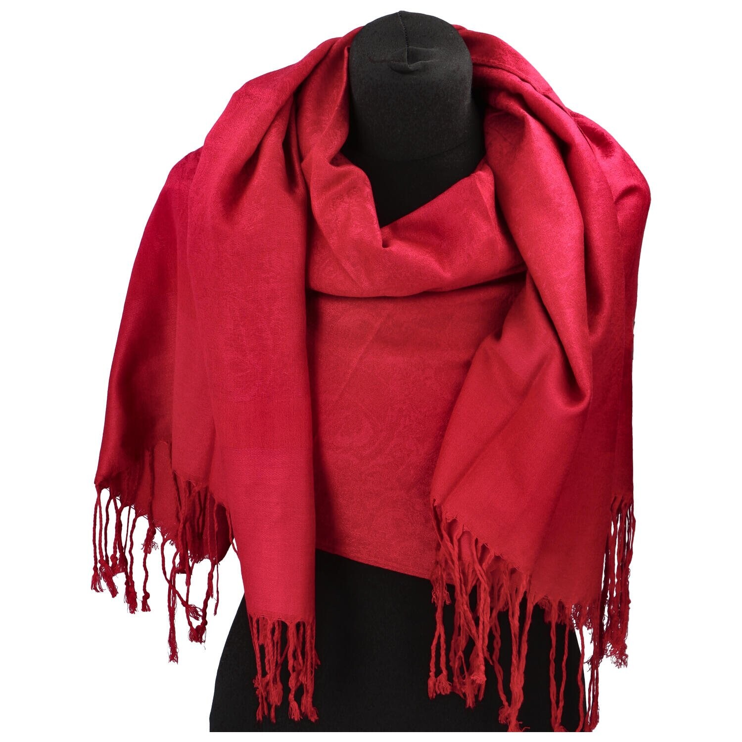 Elegantní dámská zimní šála Klean, červená