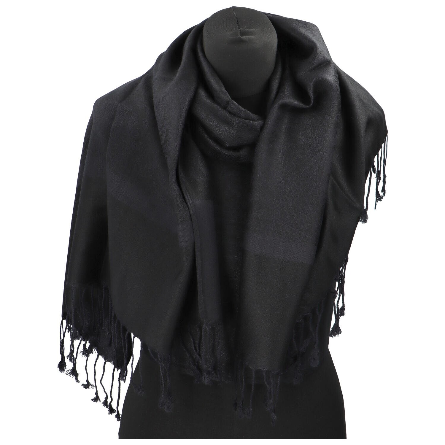 Elegantní dámská zimní šála Klean, černá