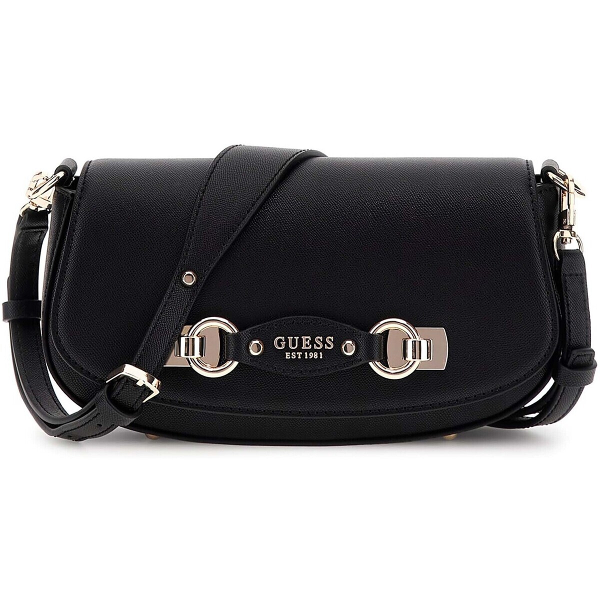 Guess  Mimina Flap Crossbody  Černá