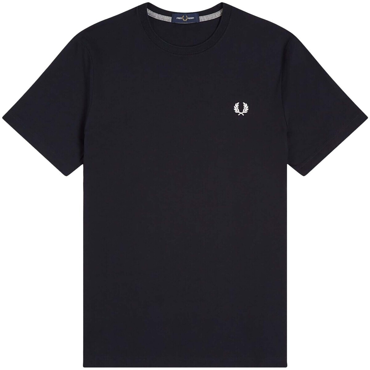 Fred Perry  Fp Crew Neck T-Shirt  Modrá