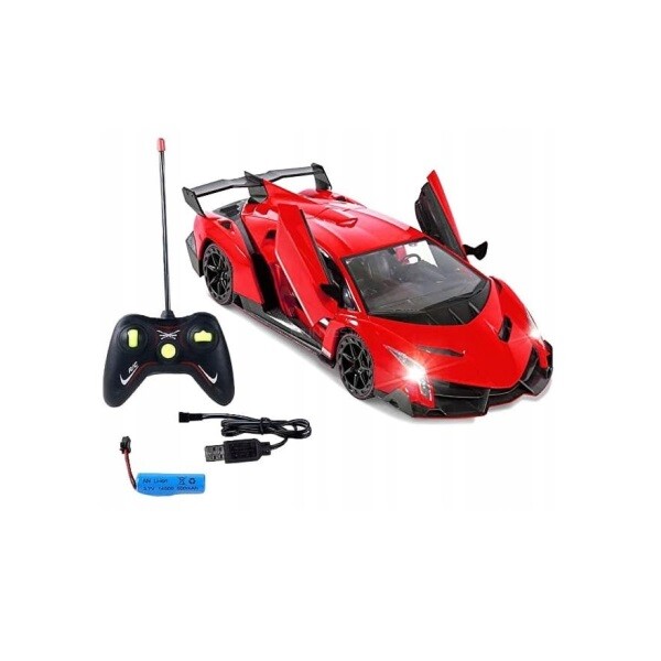 Závodní auto na dálkové ovládání: akce - puknutá plastová část obalu