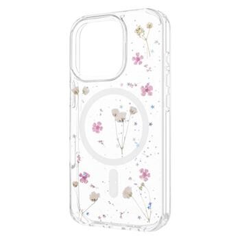 Zadní kryt FIXED MagBloom s podporou MagSafe pro Apple iPhone 15, blush plum
