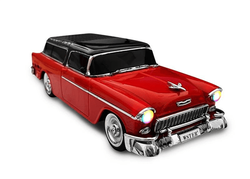 Přenosný bluetooth reproduktor automobil RETRO Chevrolet WS-1955, radio FM, MP3, USB