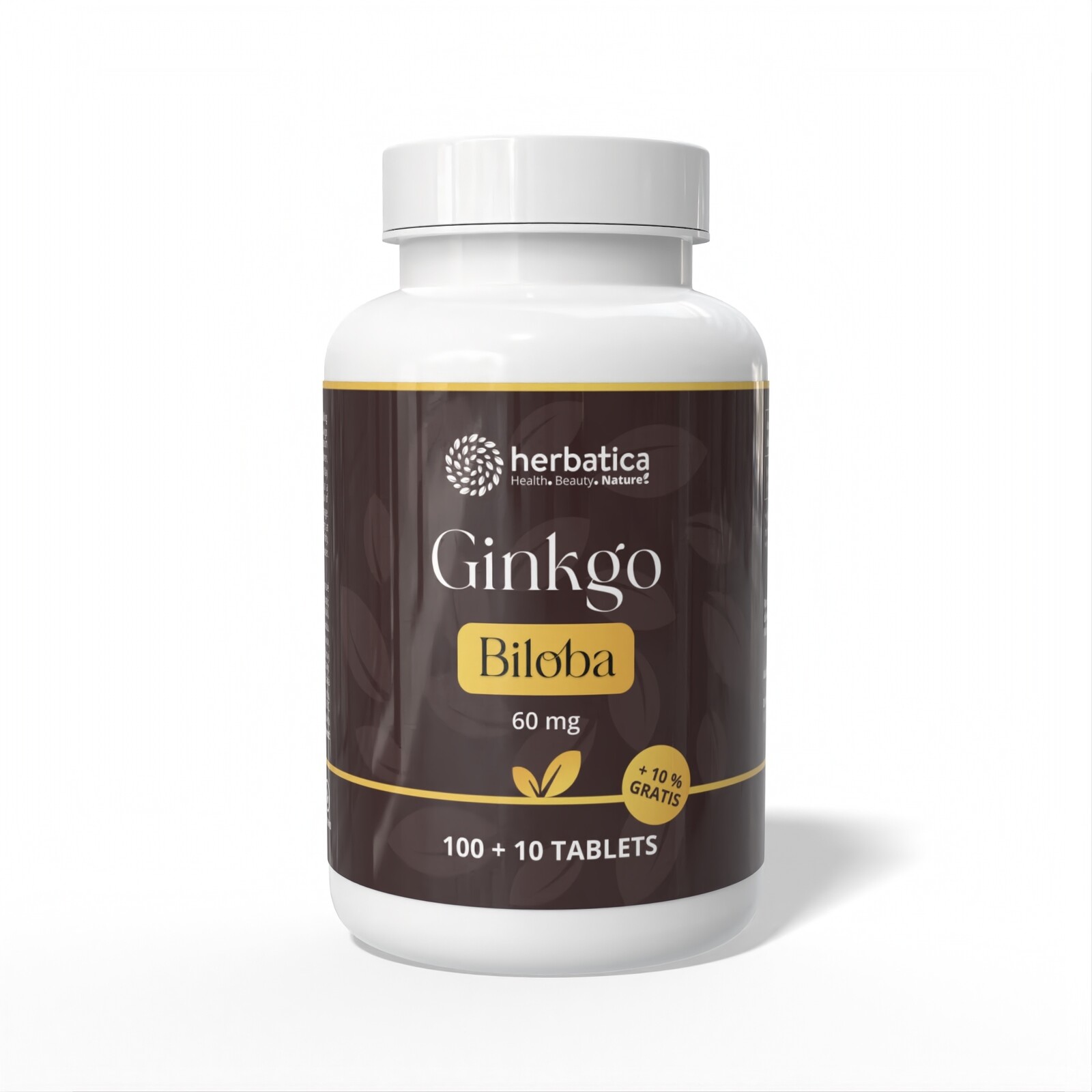 Ginkgo biloba 60 mg - 110 tablet - Herbatica