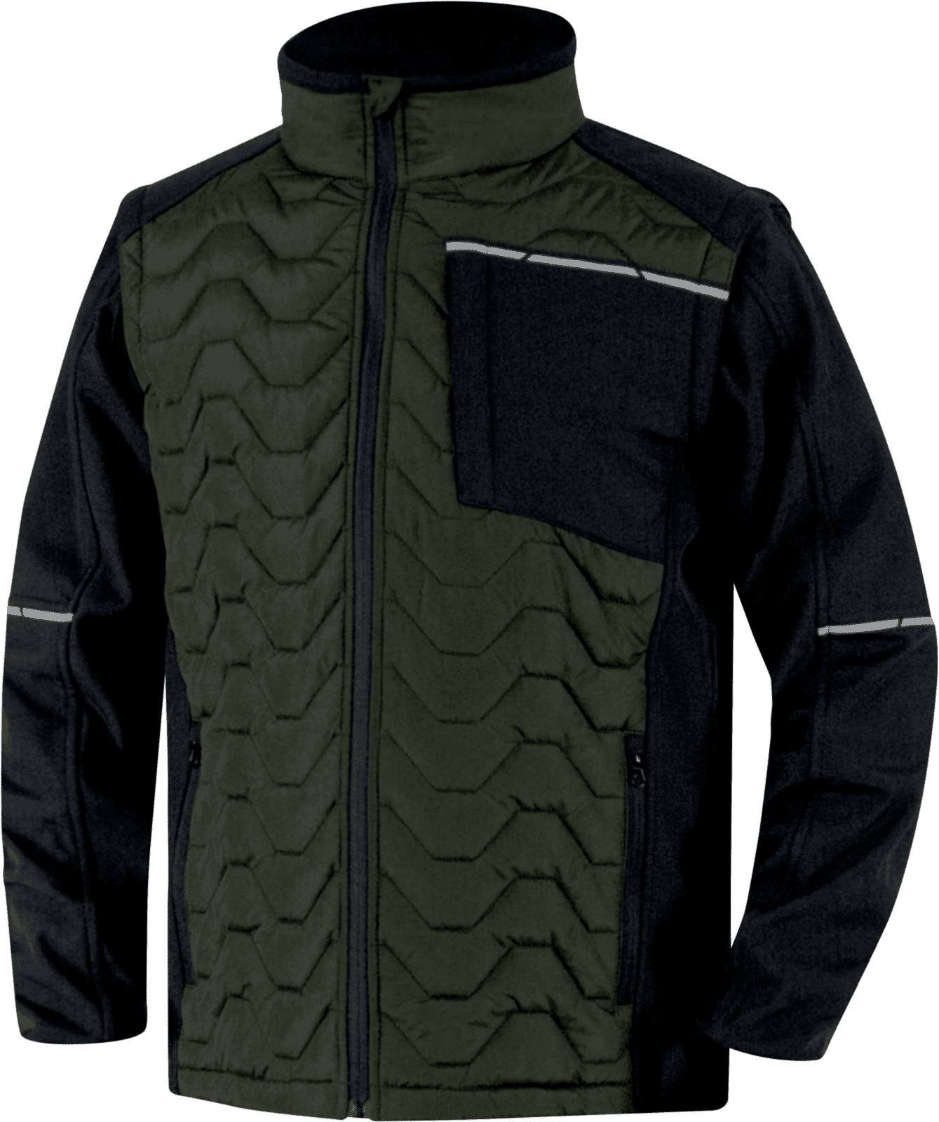 DELTA PLUS ČESKÁ REPUBLIKA, DeltaPlus SOON pánská 2v1 Bunda zimní khaki/černá L