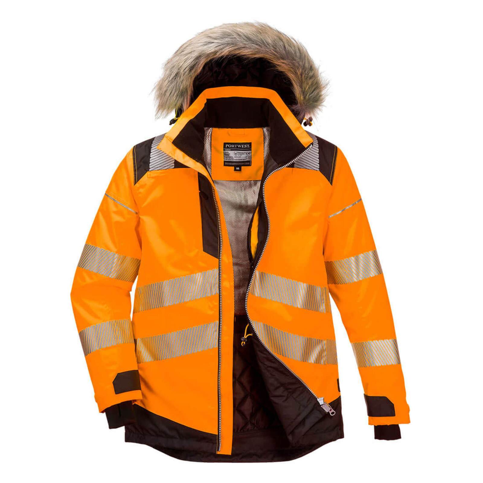 Portwest PW369 Bunda zimní reflexní oranžová  3XL