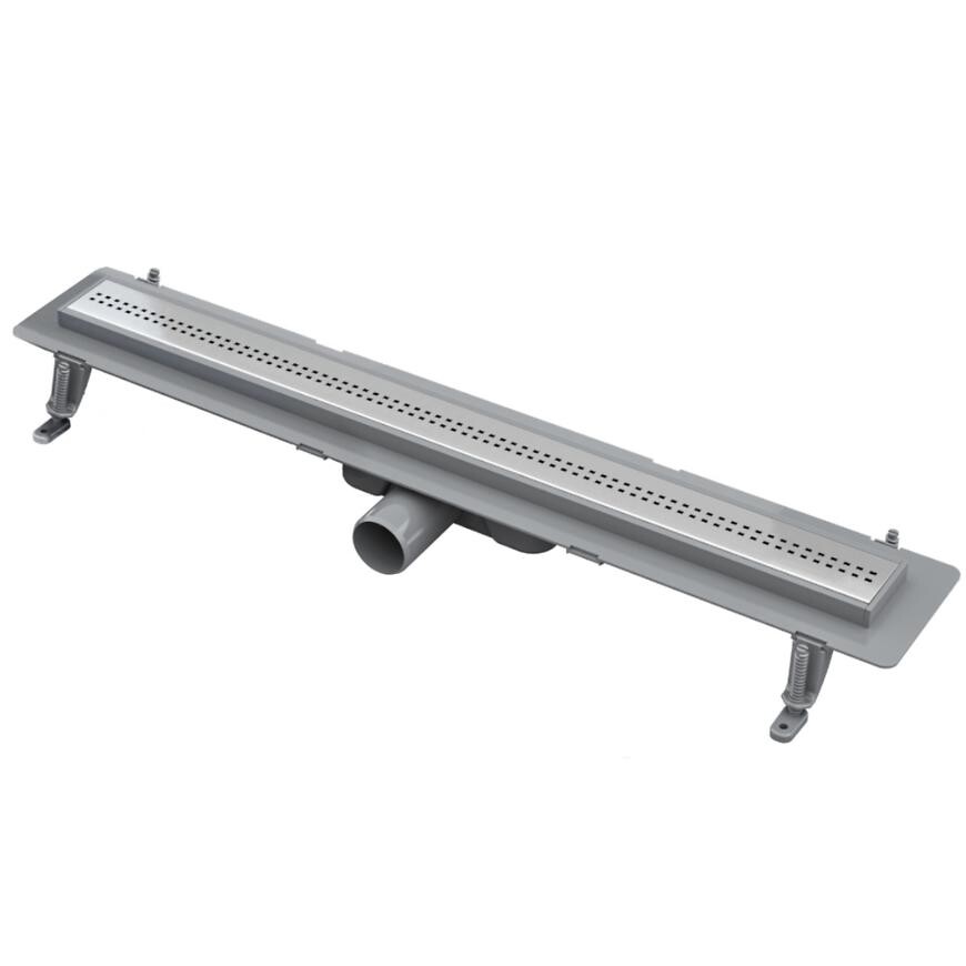 Liniové odvodnění sprchový žlab Cubik ABS+Inox 800