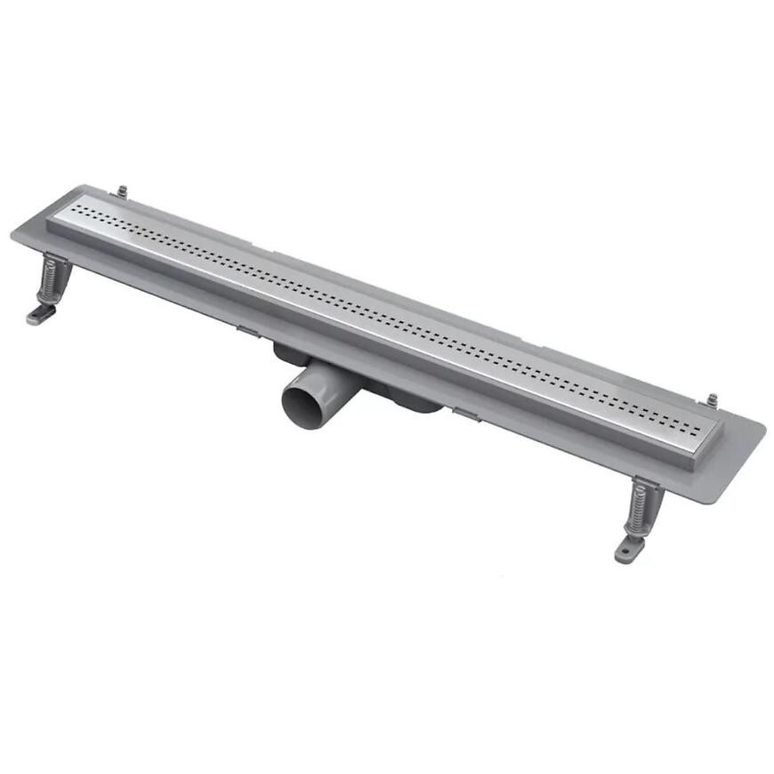 Sprchový žlab liniový Cubik Abs+Inox 900