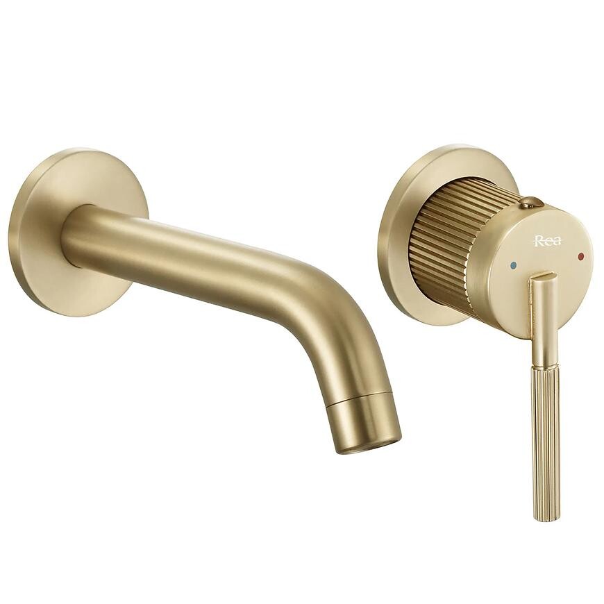 Baterie podomítková Rea Argon zlatá kartáčovaná + BOX