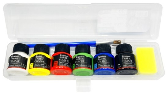 pkstar.cz Barvy na textil - 6 x 25 ml - PK54-55