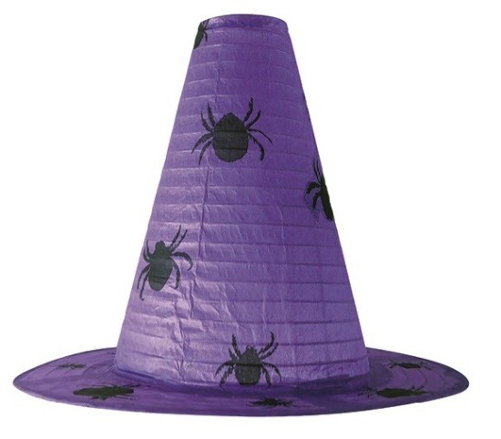 Anděl Lampion - Klobouk s pavouky - 25 x 20 x 25 cm - 9275