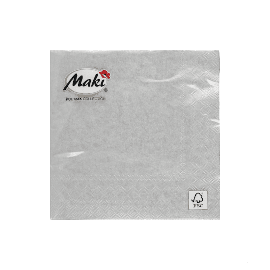 POL-MAK Ubrousky Maki C - Silver - 20 ks - 5500