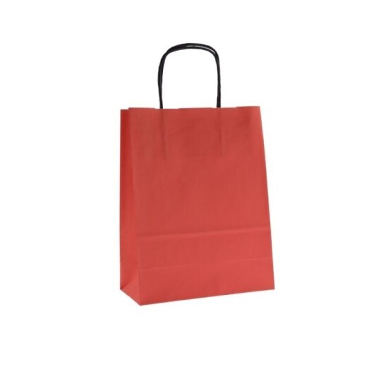 Paper Design Papírová taška EKO červená - 18 x 22,5 x 8 cm - 154011