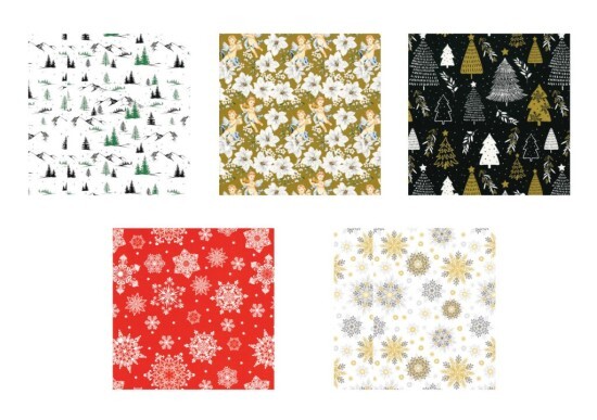 PAW Vánoční balicí papír PAW - 0,7 x 10 m - AGP9023101