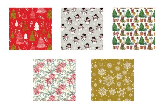 PAW Vánoční balicí papír PAW - 0,7 x 10 m - AGP9023102