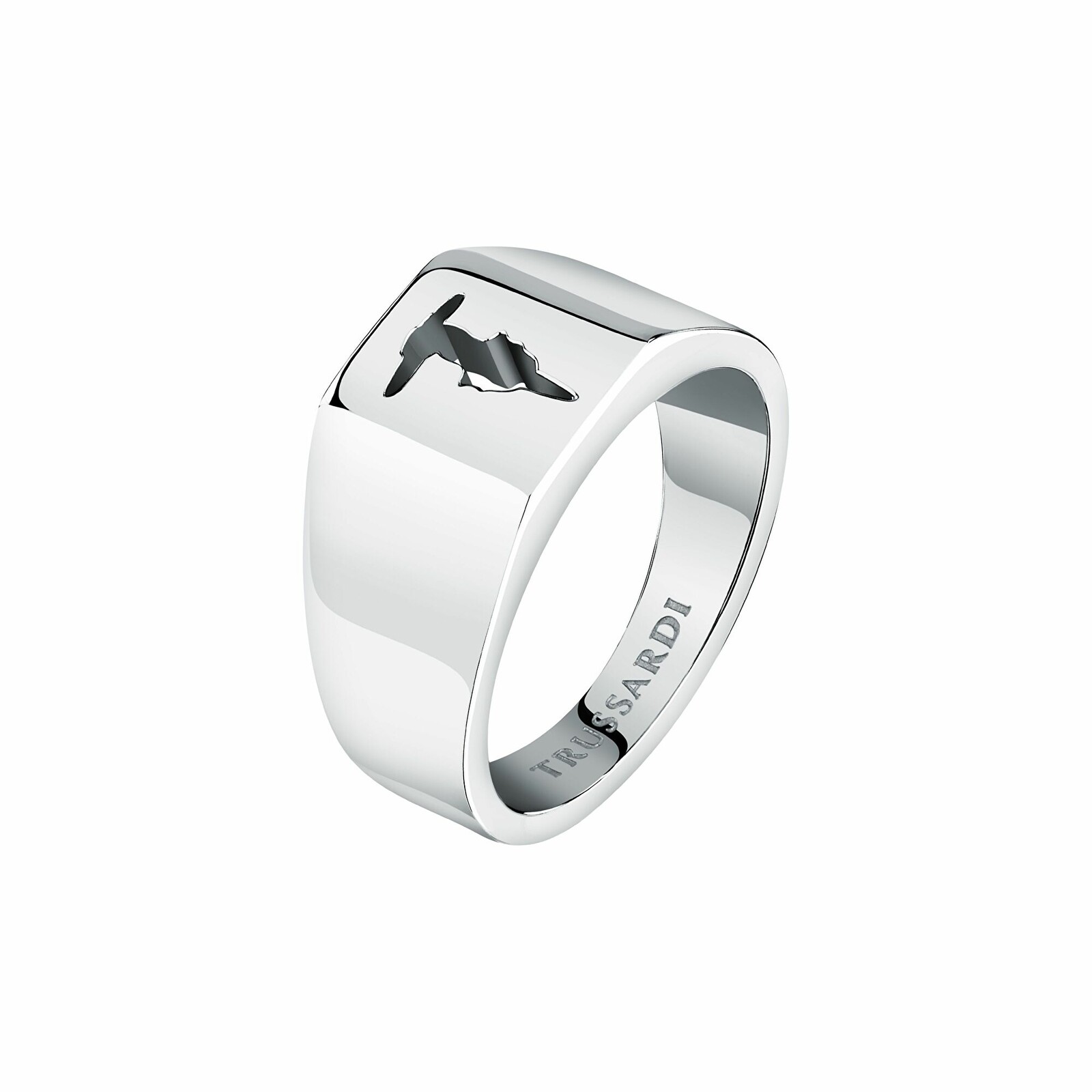 Trussardi Pánský fashion ocelový prsten T-Steel TJAXV450 67 mm