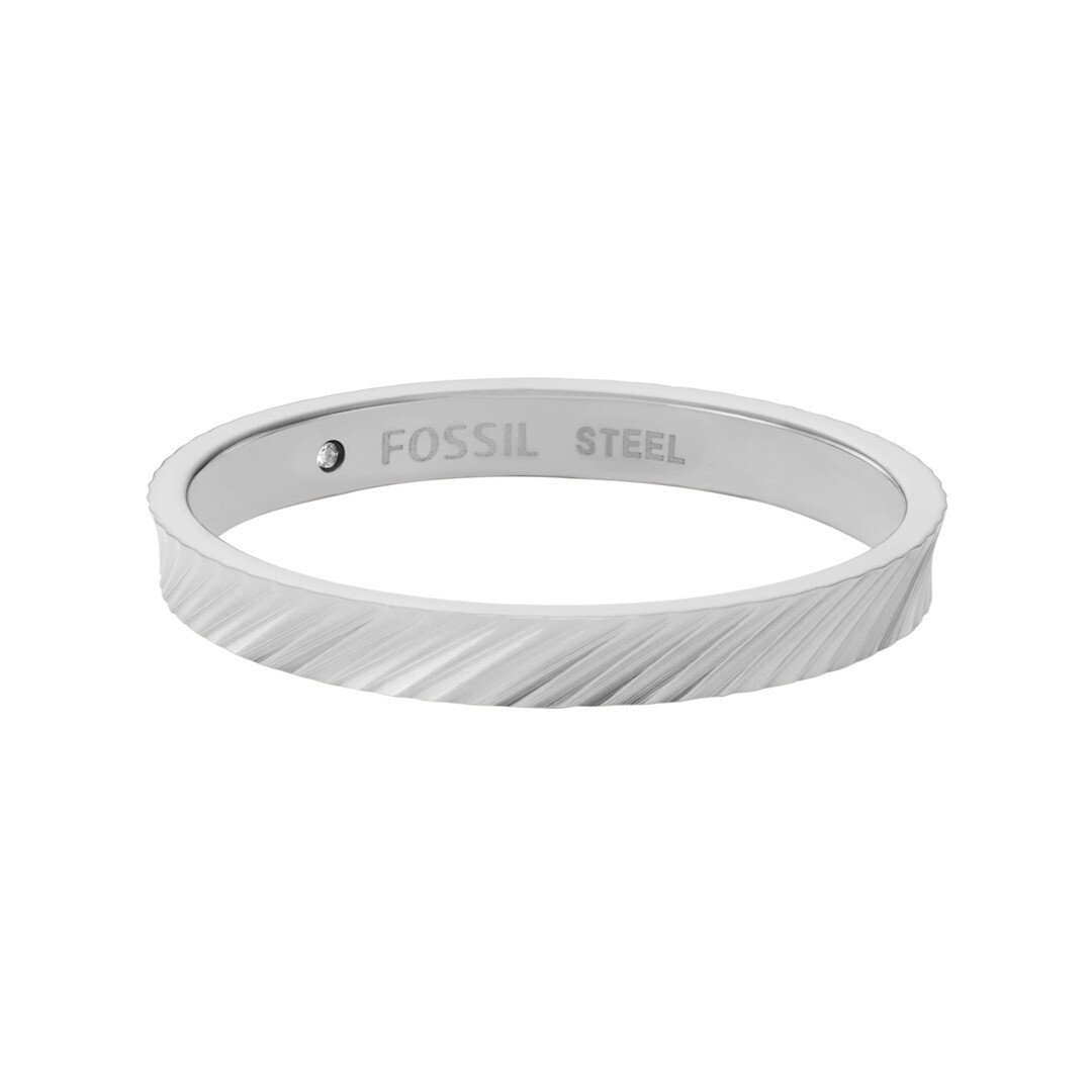 Fossil Moderní ocelový prsten Harlow JF04757040 57 mm