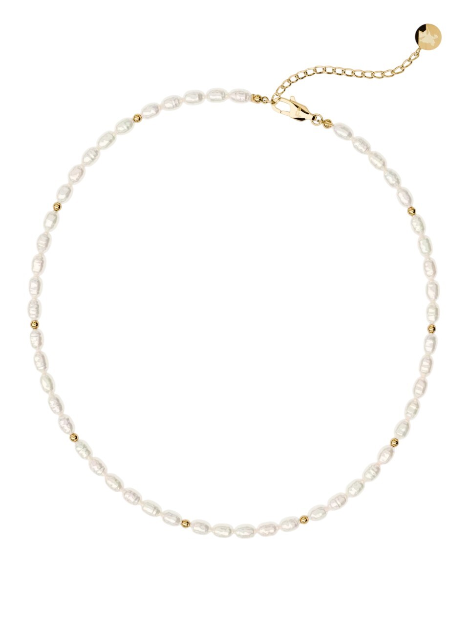 Furiosa Pozlacený náhrdelník z pravých perel Berlin Choker SN-BERLIN-G