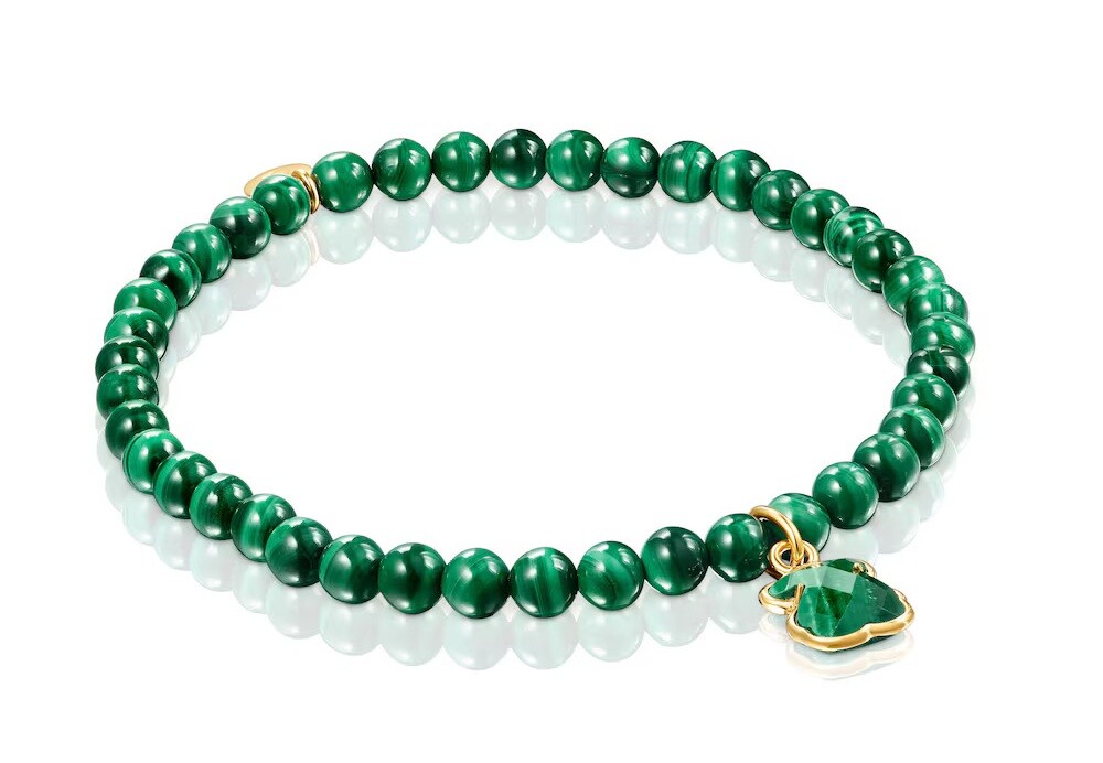 Tous Korálkový náramek s malachitem Icon Color 1003388100
