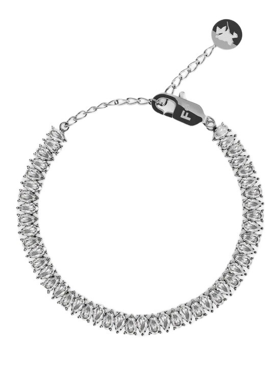 Furiosa Blyštivý ocelový náramek se zirkony Gatsby SB-GATSBY-S
