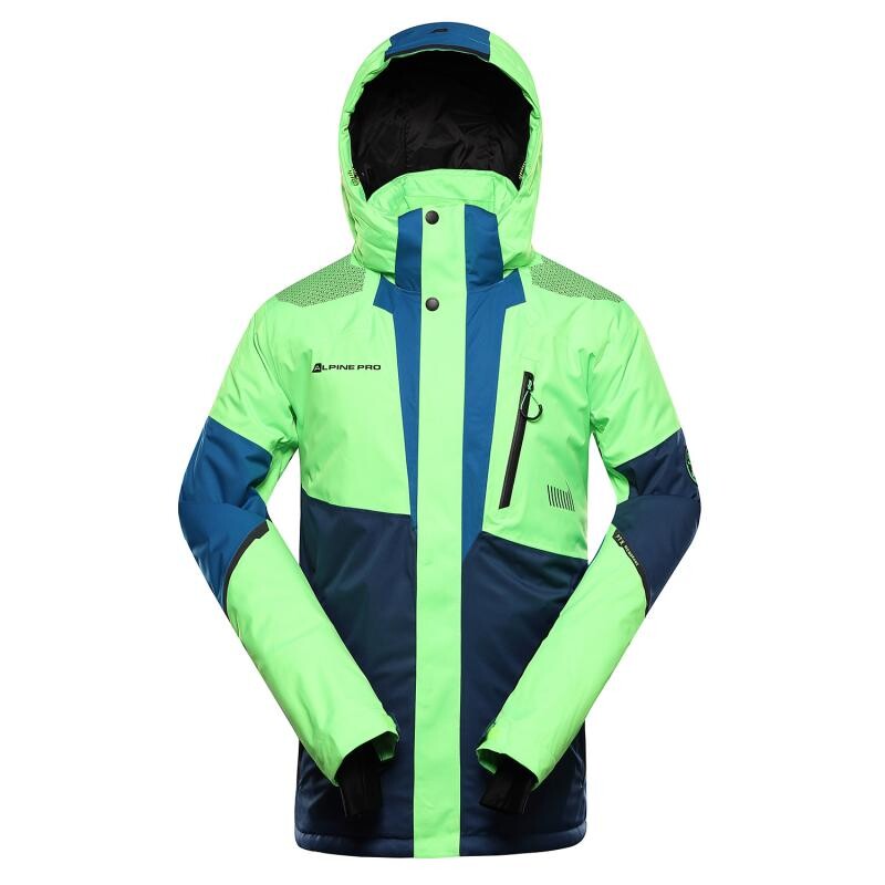Alpine Pro DEAR sv.zelená pánská lyžařská bunda s membránou