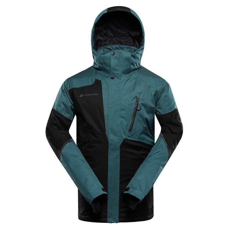 Alpine Pro DEAR tm.zelená pánská lyžařská bunda s membránou