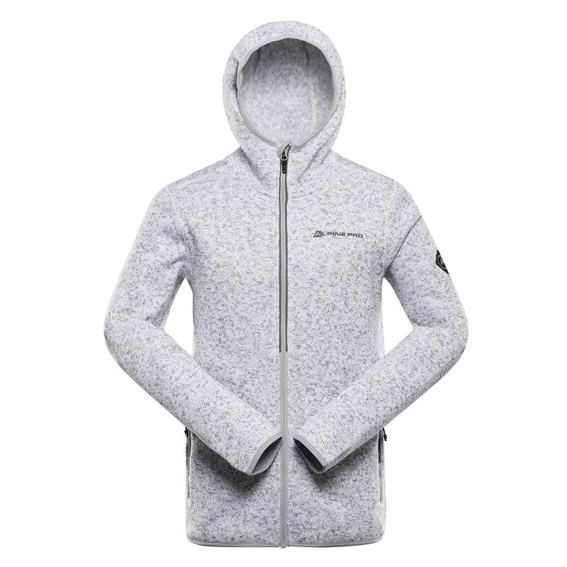 Alpine Pro ZEG 2 bílá pánská hřejivá mikina