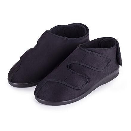 Vlnka Zdravotní obvazová obuv uzavřená se širokým otevíráním - černá