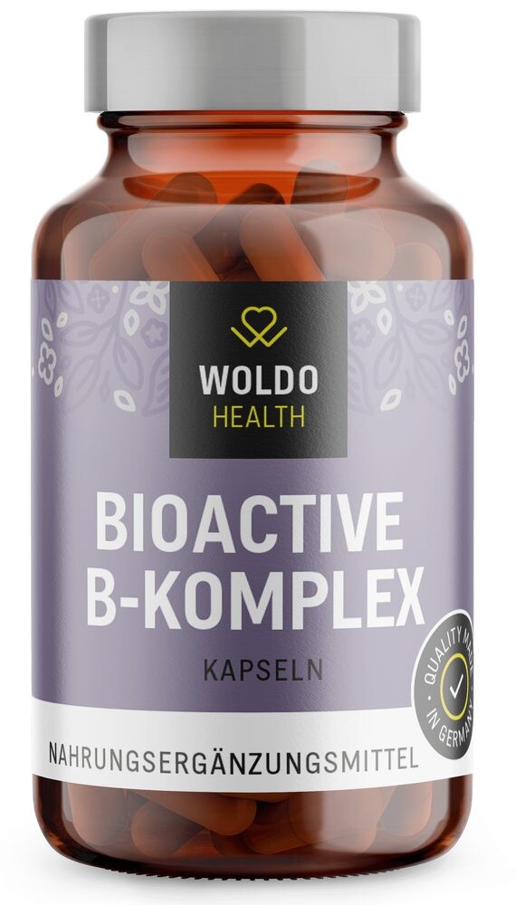 Bioactive B-komplex 90 kapslí - WoldoHealth®