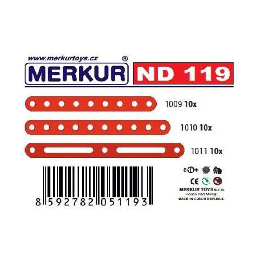 Merkur náhradní díly ND119 středně dlouhé pásky