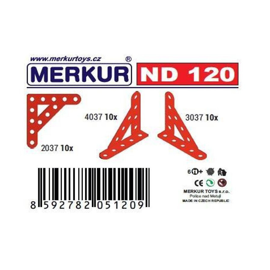 Merkur náhradní díly ND120 úhelníky A