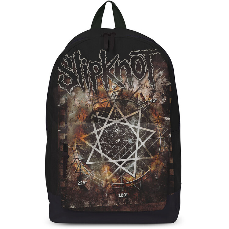 ROCKOFF Batoh Slipknot - Pentagram All Over, 43 x 30 x 15 cm