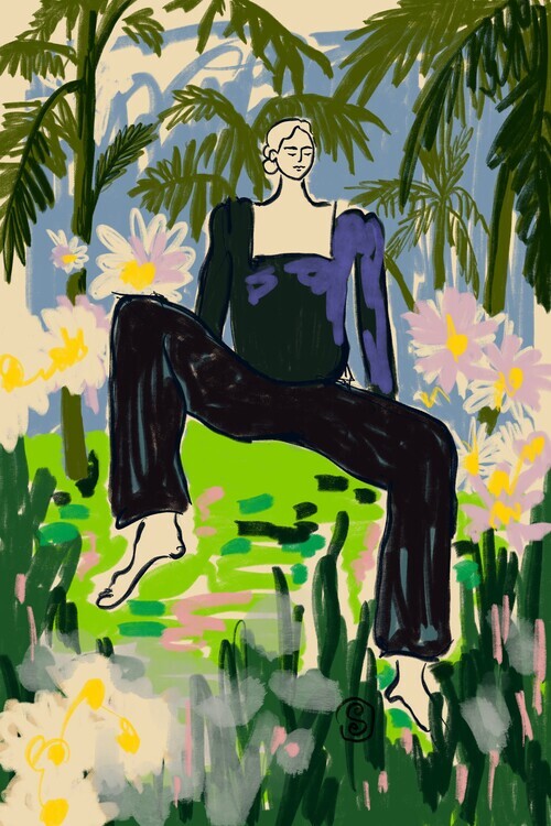 Sandra Poliakov Ilustrace Listen to the Silence, Sandra Poliakov, 26.7 × 40 cm