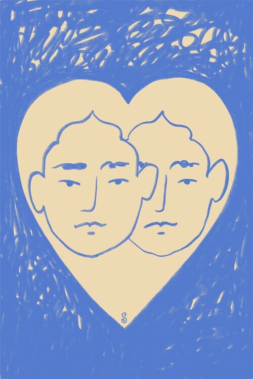 Sandra Poliakov Ilustrace Eyes and Hearts, Sandra Poliakov, 26.7 × 40 cm